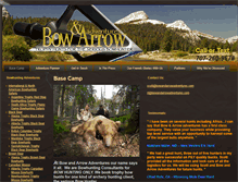 Tablet Screenshot of bowandarrowadventures.com